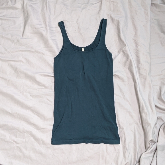 Aritzia Dark Green Tank Top - Picture 1 of 2